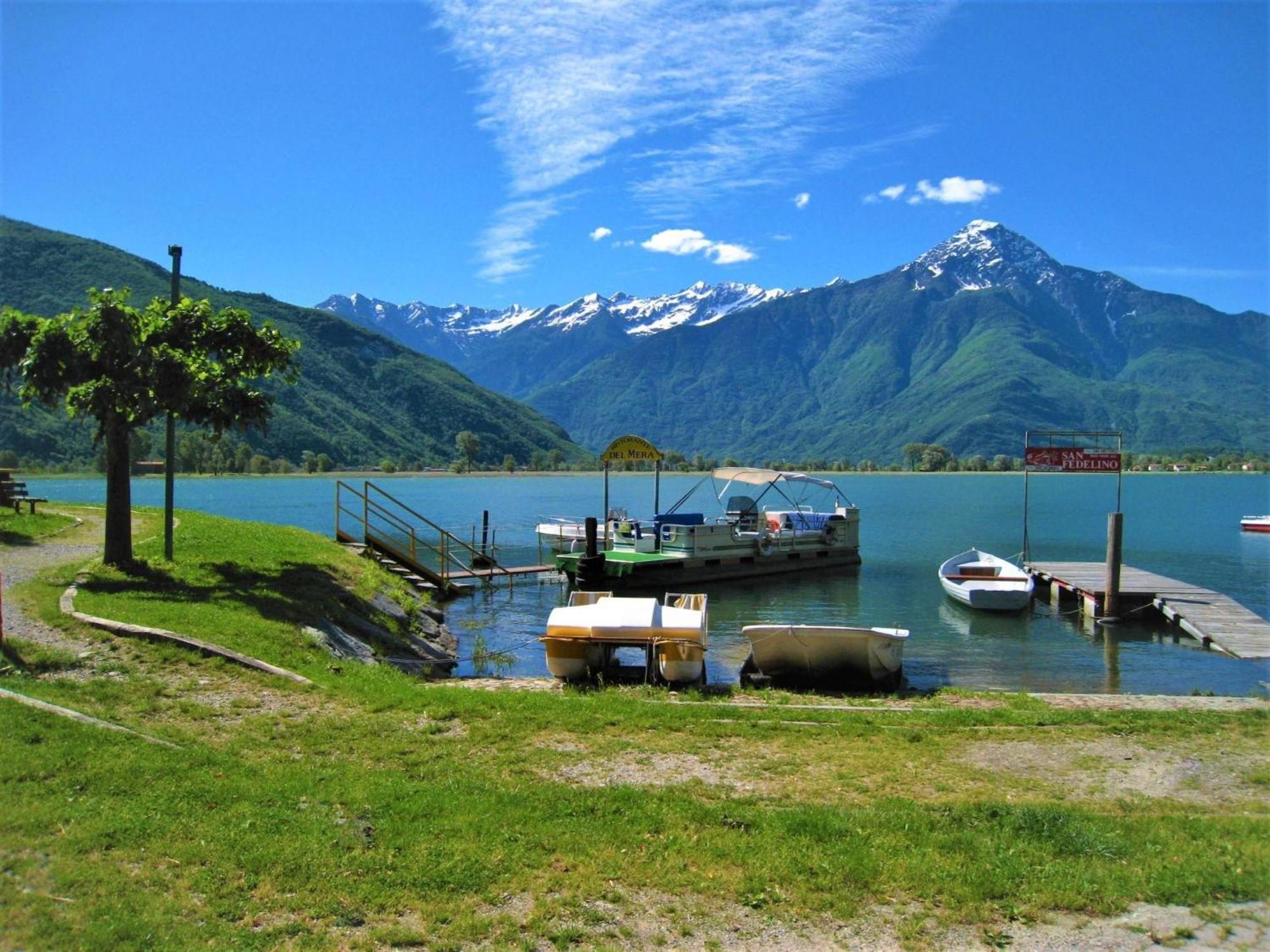 Dascio Emotion Ferienwohnung Mit Terrasse Am See Eksteriør billede